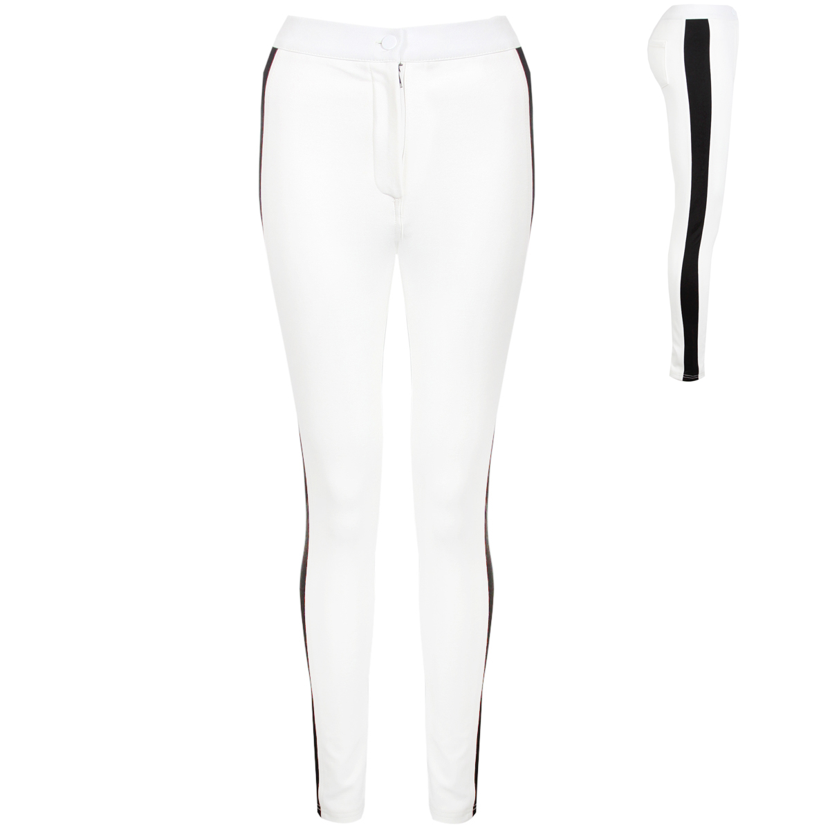 High Waisted Contrast Panel Treggings Preview